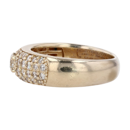 9/10 ctw 14K Yellow Gold Diamond Band Ring – Image 2