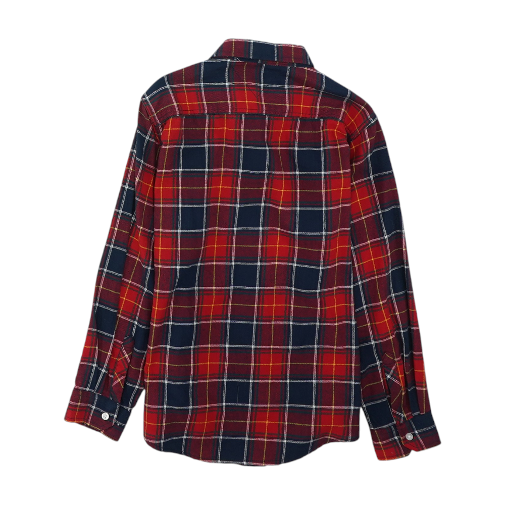 Red Plaid Flannel Button Down