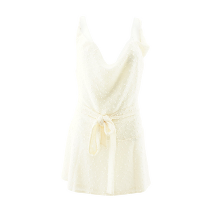 Beige Mini Dress