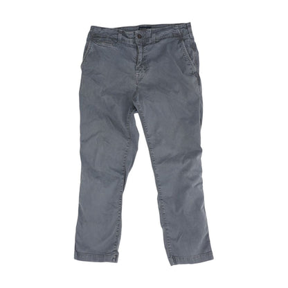 Gray Solid Chino Pants