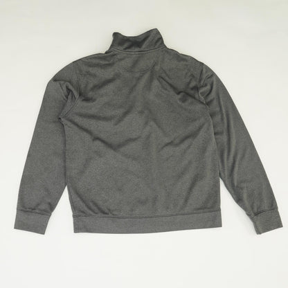 Charcoal Solid 1/4 Zip Pullover