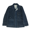 Blue Solid Denim Jacket