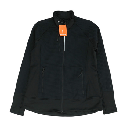 Black Solid Active Jacket