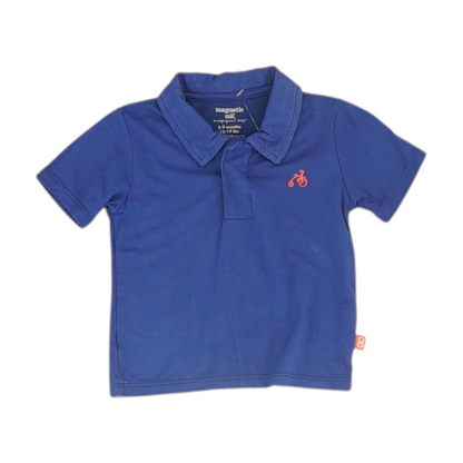 Blue Short Sleeve Polo