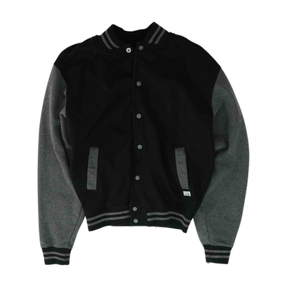Black Color Block Jacket