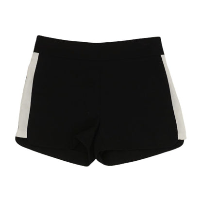 Black Solid Shorts
