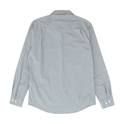 Gray Check Long Sleeve Button Down