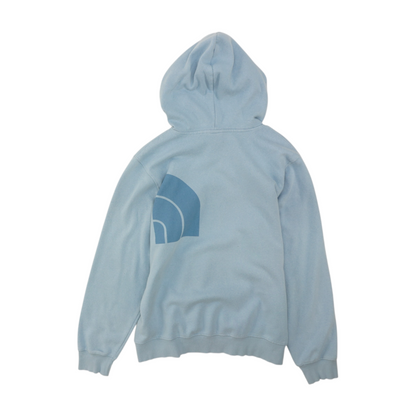 Blue Solid Hoodie Pullover