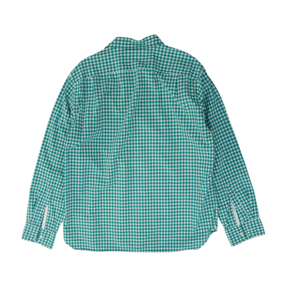 Blue Check Long Sleeve Button Down