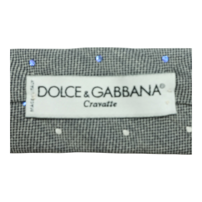 Vintage Gray Polka Dot Neck Tie