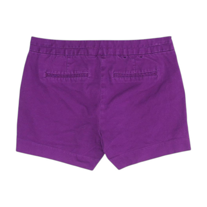 Purple Solid Chino Shorts