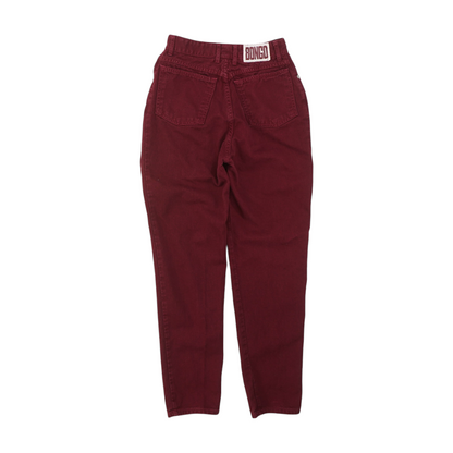 Vintage Burgundy Jeans
