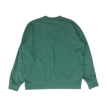 Green Solid Sweatshirt Pullover