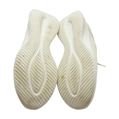 Cream Low-Top Athletic Shoes
