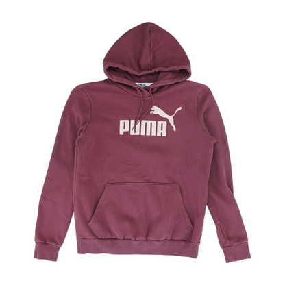 Maroon Solid Hoodie Pullover