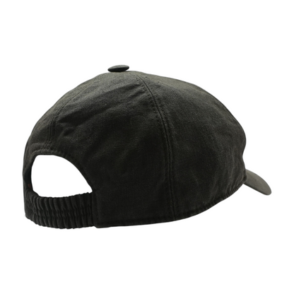 Dark Brown Oasi Lino Baseball Cap