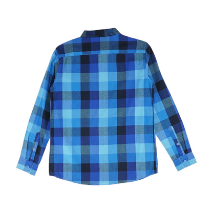 Penn State Nittany Lions Blue Check Flannel Button Down