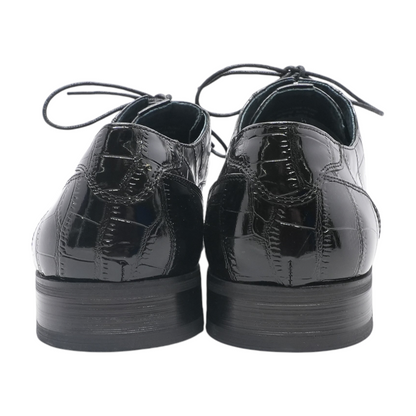 Black Lace-Up Dress Shoes