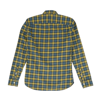 Blue Check Long Sleeve Button Down