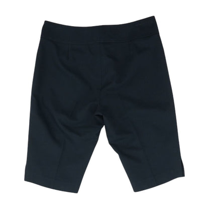 Black Solid Shorts