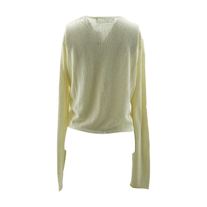Ivory Solid Cardigan Sweater