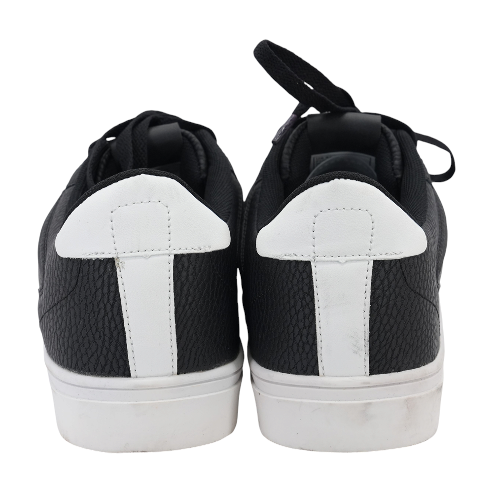 Black Lace-Up Casual Shoes
