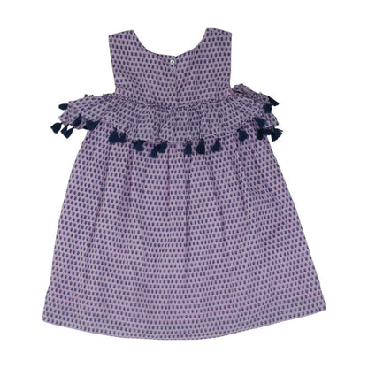 Purple Graphic Dress