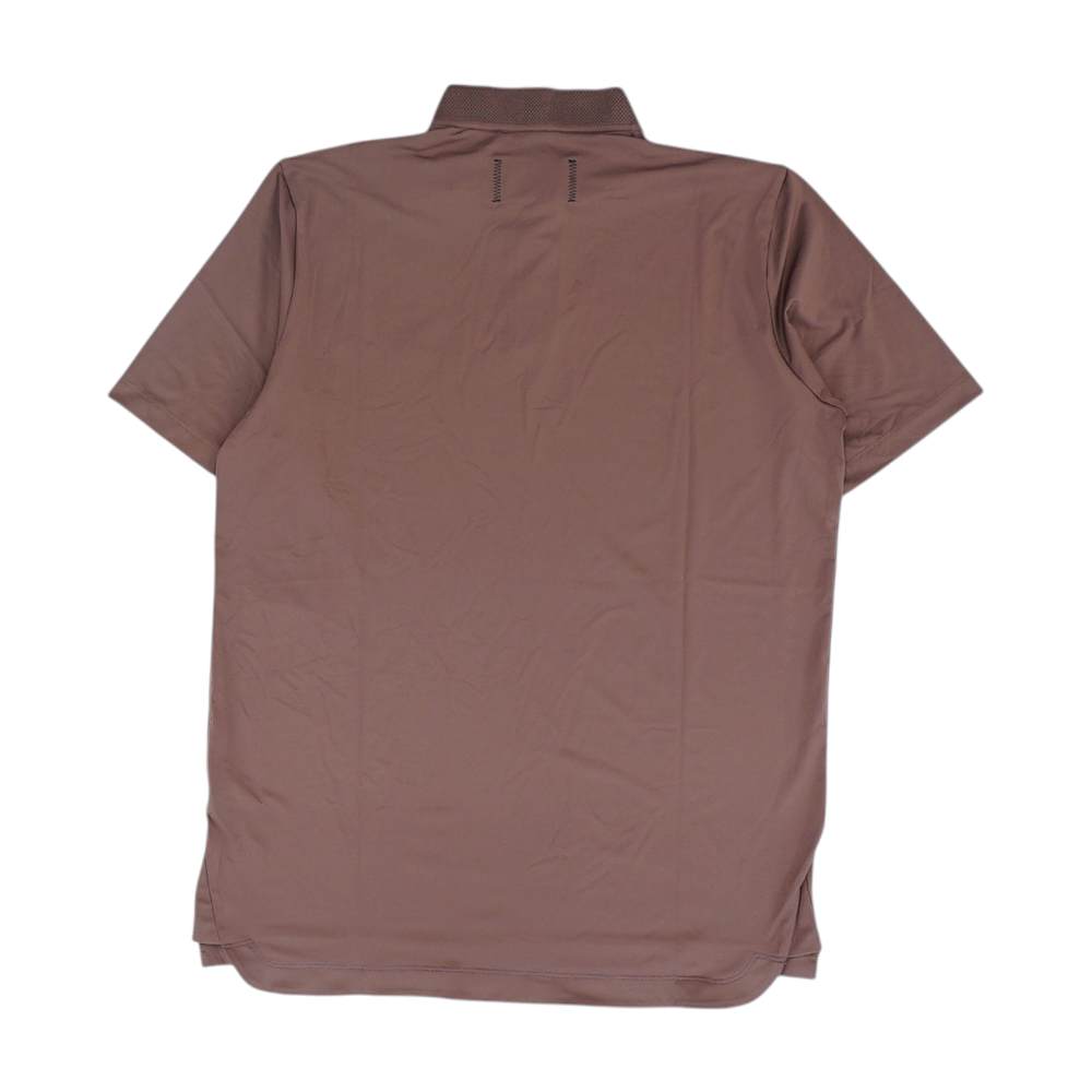 Mauve Solid Short Sleeve Polo