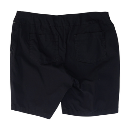 Black Plus Solid Chino Shorts