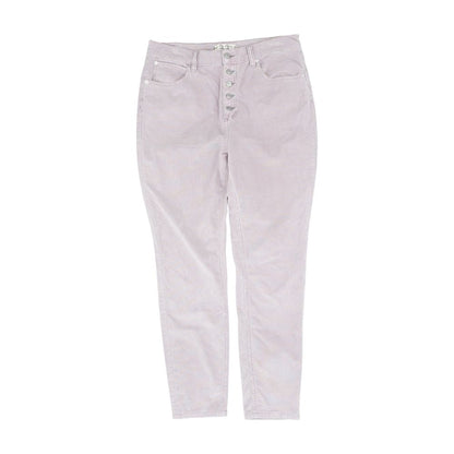 Purple Solid Pants