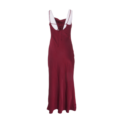 Maroon Maxi Dress