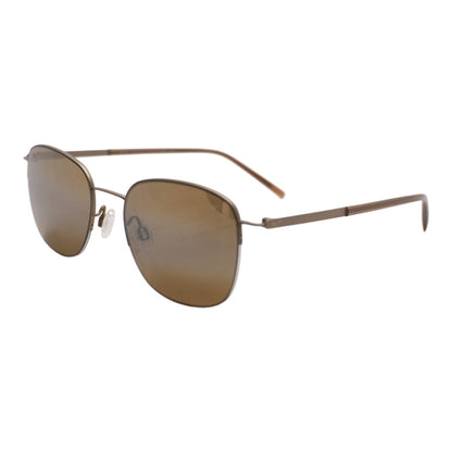 Brown Crater Rim Round Sunglasses