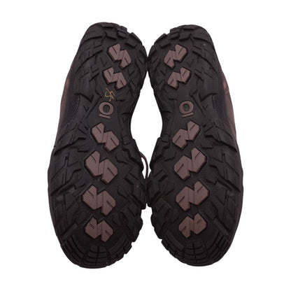 Sawtooth Brown Leather Low Top Athletic Shoes