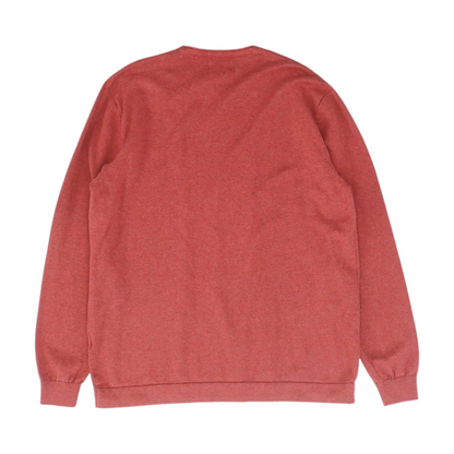 Red Solid Sweatshirt Pullover