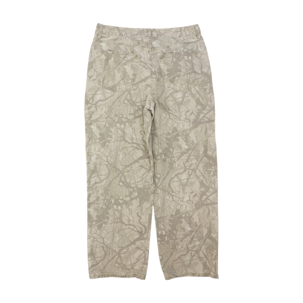 Beige Camo Regular Jeans