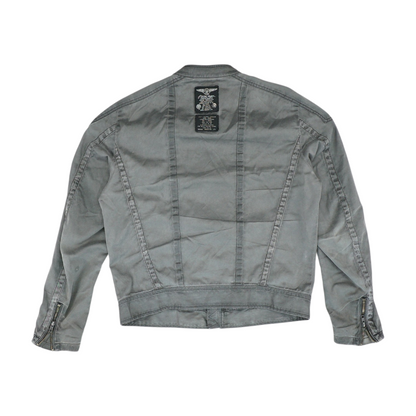Gray Solid Jacket