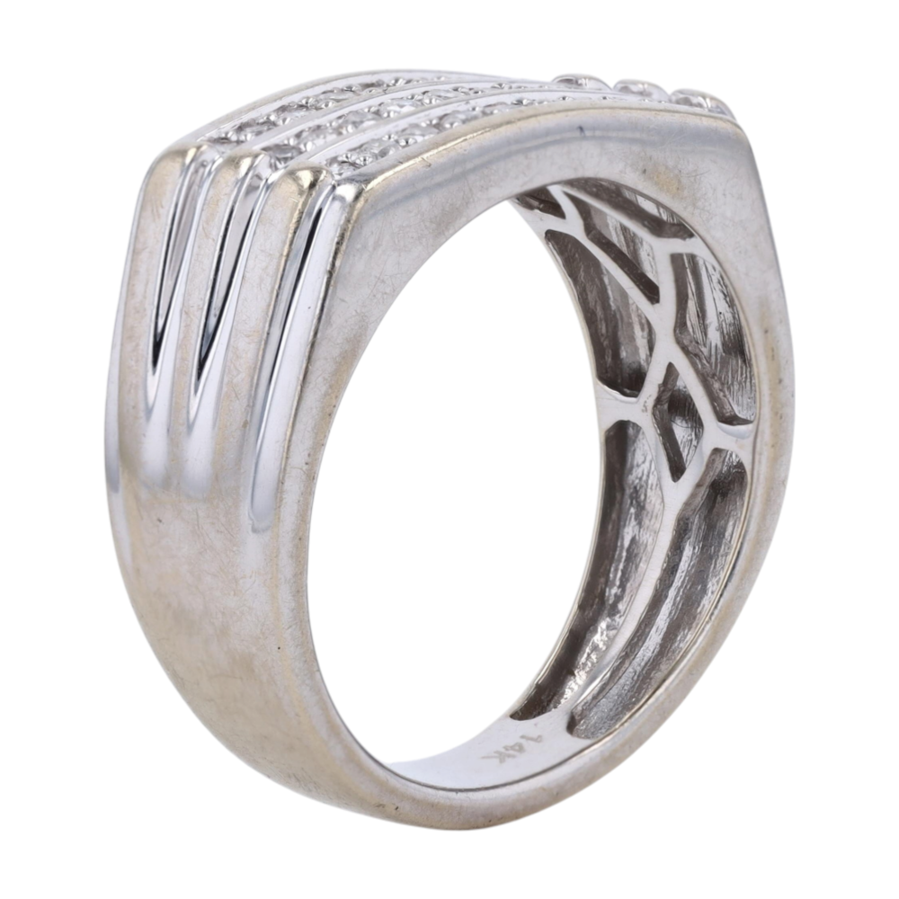 1/4 ctw 14K White Gold Diamond Band – Image 5