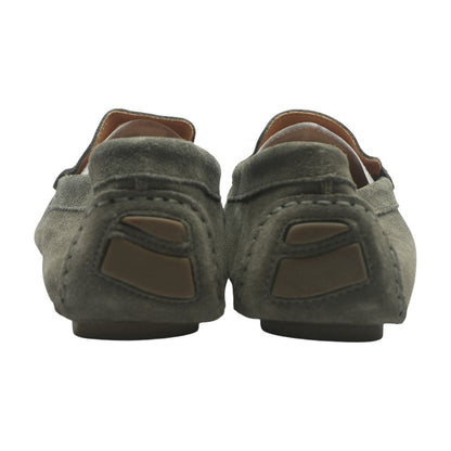 Gray Leather Loafer Dress Shoes