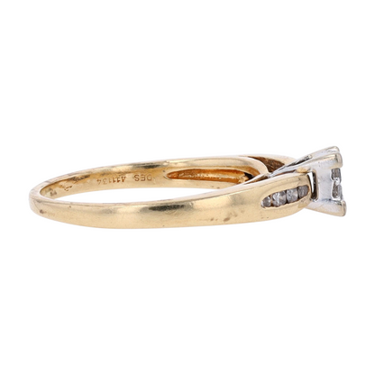 1/3 ctw 14K Yellow Gold Diamond Engagement Ring