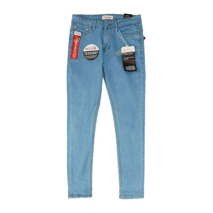 Blue High Rise Skinny Leg Jeans