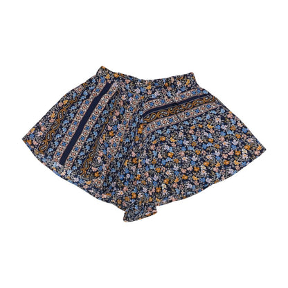 Navy Floral Shorts