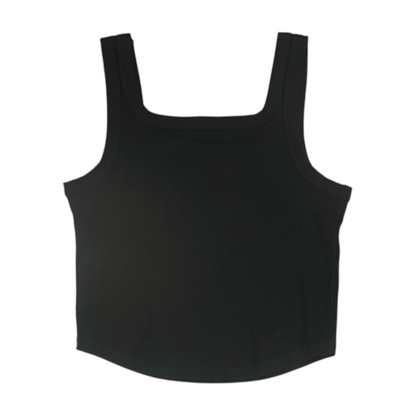 Black Cropped Blouse