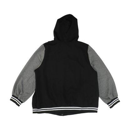 Black Plus Color Block Jacket