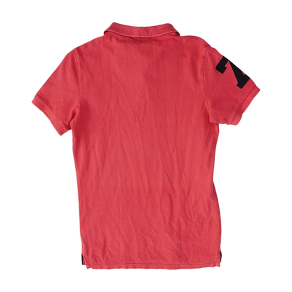 Pink Solid Short Sleeve Polo