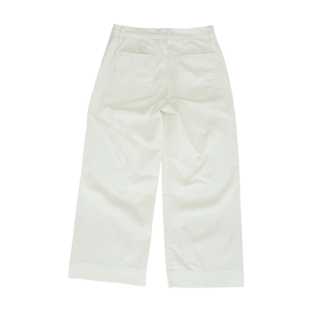 Ivory Wide Leg Jeans
