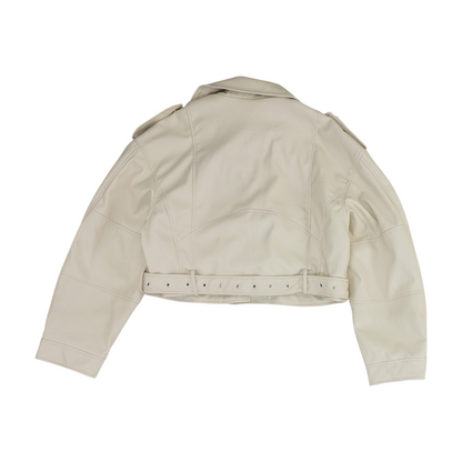 Beige Solid Jacket