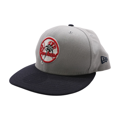 Gray New York Yankees Ballcap Hat