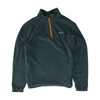 Gray Solid 1/4 Zip Pullover