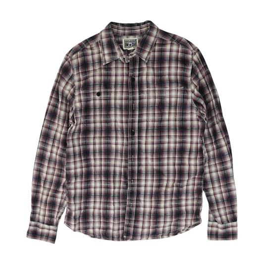 Multi Plaid Flannel Button Down