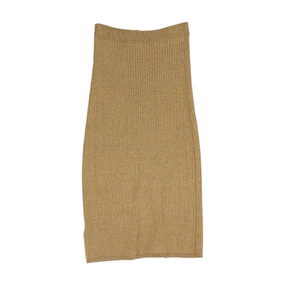 Tan Midi Skirt